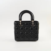 Christian Dior Small Lady Dior Black Lambskin